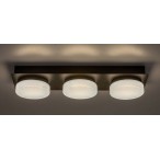 Lubinis šviestuvas Attichus LED 18W 4000K Neutrali balta (Matinė Juoda)