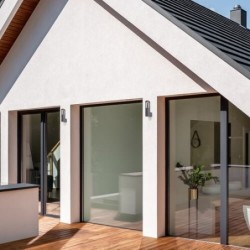 Sieninis lauko šviestuvas Kalisz LED 7W 3000K Šilta balta (Antracito)
