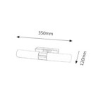 Sieninis šviestuvas Jim LED 2x 5W 4000K Neutrali balta (Chromo)