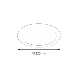 LED panelė Lois LED 18W 3000K Šilta balta (Chromo)