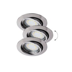 Įmontuojamas šviestuvas Lite GU10 1x MAX 50W 3000K Šilta balta (Chromo)