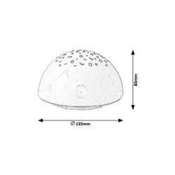 Dekoratyvinis šviestuvas Lina LED 0.5W CCT keičiama balta spalva (Balta)