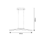 Pakabinamas šviestuvas Eucalyptus LED 20W 3000K Šilta balta (Chromo)