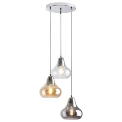 Pakabinamas šviestuvas Jezabel E27 3x MAX 60W (Chromo)