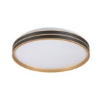 Lubinis šviestuvas Gandor LED 24W 3000K CCT keičiama balta spalva (Juoda)