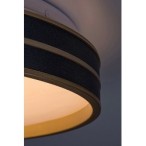 Lubinis šviestuvas Gandor LED 24W 3000K CCT keičiama balta spalva (Juoda)