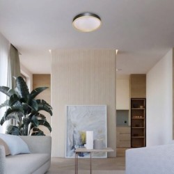Lubinis šviestuvas Gandor LED 24W 3000K CCT keičiama balta spalva (Juoda)