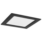 LED panelė Shaun2 LED 12W 4000K Neutrali balta (Juoda)