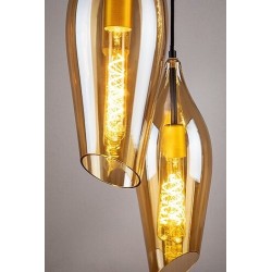 Pakabinamas šviestuvas Bellini E27 3x MAX 60W (Juoda)