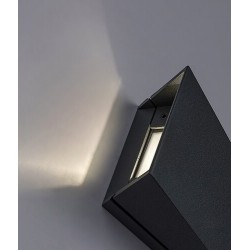 Sieninis lauko šviestuvas Temse LED 3W 4000K Neutrali balta (Antracito)