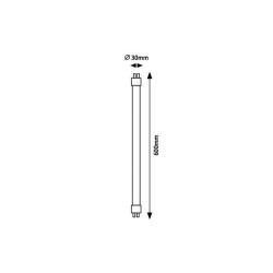 LED lemputė G13 LED Tube 9W T8 4000K Neutrali balta