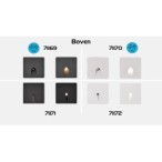 Sieninis šviestuvas Boven LED 3W 3000K Šilta balta (Juoda)