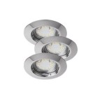 Įmontuojamas šviestuvas Lite GU10 1x MAX 50W 3000K Šilta balta (Chromo)