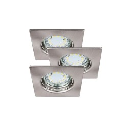 Įmontuojamas šviestuvas Lite GU10 1x MAX 50W 3000K Šilta balta (Chromo)