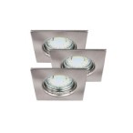 Įmontuojamas šviestuvas Lite GU10 1x MAX 50W 3000K Šilta balta (Chromo)