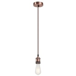 Pakabinamas šviestuvas Fixy E27 1x MAX 60W (Bronzos)