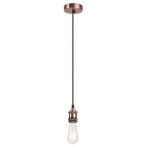 Pakabinamas šviestuvas Fixy E27 1x MAX 60W (Bronzos)