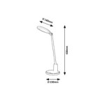 Stalinis šviestuvas Tekla LED 10W 3000-6000K CCT keičiama balta spalva (Balta)