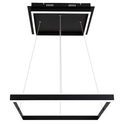 Pakabinamas šviestuvas Quadro LED 60W 4000K Neutrali balta (Matinė Juoda)