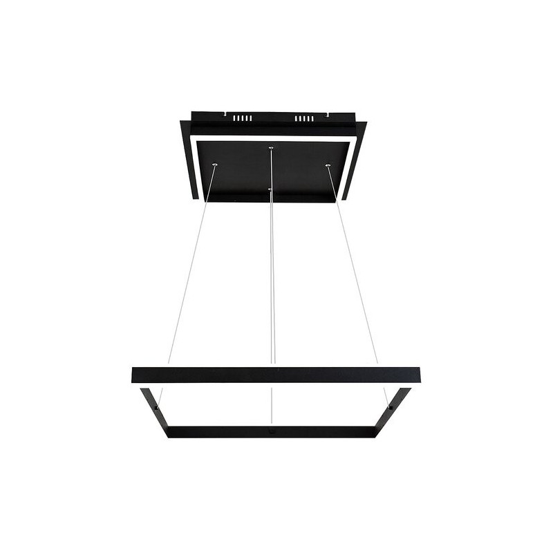 Pakabinamas šviestuvas Quadro LED 60W 4000K Neutrali balta (Matinė Juoda)