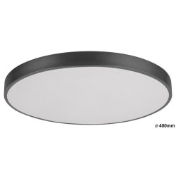 Lubinis šviestuvas Tesia LED 36W 3000K Šilta balta (Matinė Juoda)