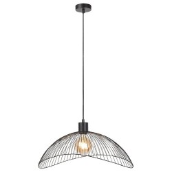 Pakabinamas šviestuvas Iduna E27 1x MAX 60W (Matinė Juoda)