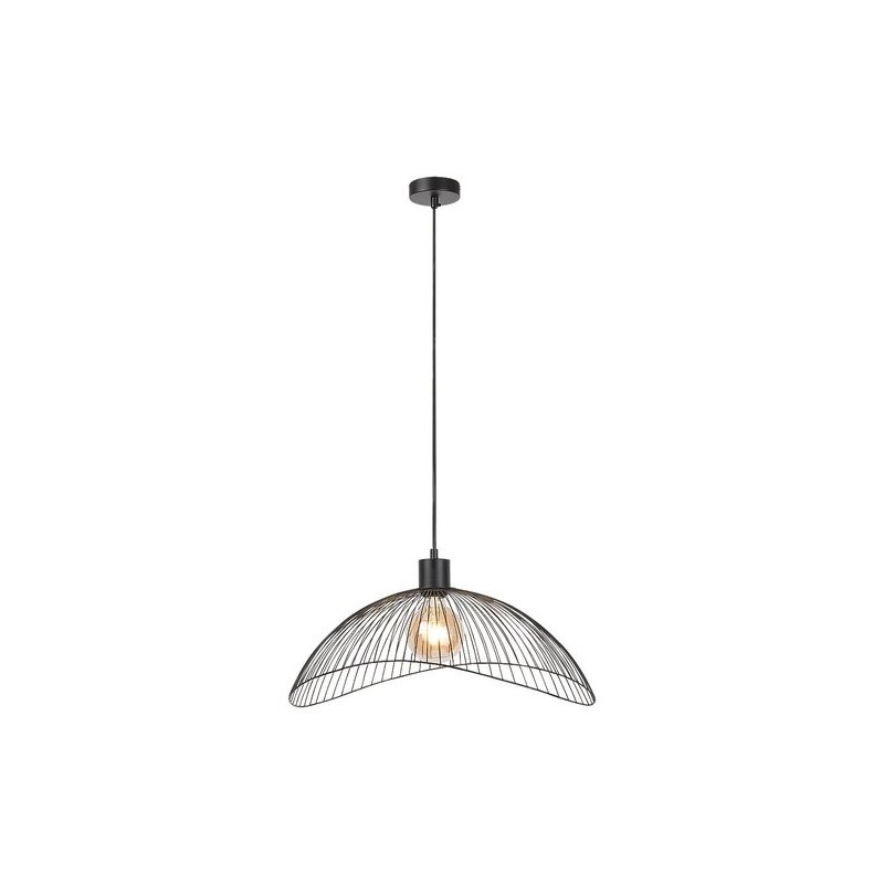 Pakabinamas šviestuvas Iduna E27 1x MAX 60W (Matinė Juoda)