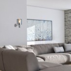Sieninis šviestuvas Donati E27 1x MAX 60W (Chromo)