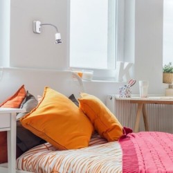 Sieninis šviestuvas Dobra GU10 1x MAX 35W 3000K Šilta balta (Balta)