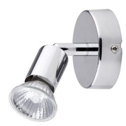 Sieninis šviestuvas Norton GU10 1x MAX 50W (Chromo)