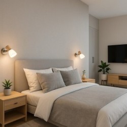 Sieninis šviestuvas Gavin E14 1x MAX 40W (Chromo)