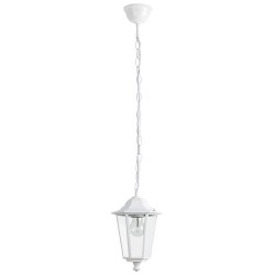 Pakabinamas lauko šviestuvas Velence E27 1x MAX 60W (Balta)