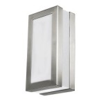 Sieninis lauko šviestuvas Stuttgart E27 1x MAX 14W (Chromo)