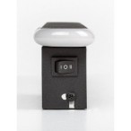 Sieninis šviestuvas Sindri LED 12W 3000, 4000K CCT keičiama balta spalva (Juoda)