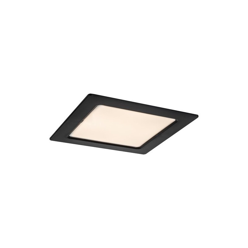 LED panelė Shaun2 LED 12W 3000K Šilta balta (Juoda)