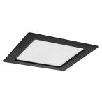 LED panelė Shaun2 LED 12W 3000K Šilta balta (Juoda)