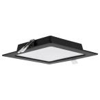 LED panelė Shaun2 LED 12W 3000K Šilta balta (Juoda)
