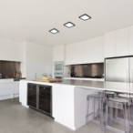 LED panelė Shaun2 LED 12W 3000K Šilta balta (Juoda)
