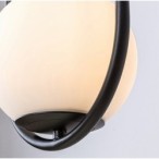 Pakabinamas šviestuvas Ghita E27 2x MAX 20W (Juoda)