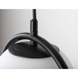 Pakabinamas šviestuvas Ghita E27 2x MAX 20W (Juoda)