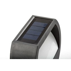 Saulės energija įkraunamas šviestuvas Narmada LED 0.5W 4000K Neutrali balta (Juoda)