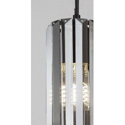 Pakabinamas šviestuvas Veness E27 4x MAX 40W (Matinė Juoda)