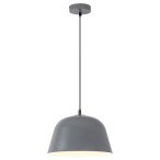 Pakabinamas šviestuvas Malia E27 1x MAX 60W (Pilka)