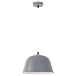 Pakabinamas šviestuvas Malia E27 1x MAX 60W (Pilka)