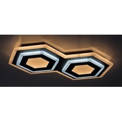Lubinis šviestuvas Bitsi LED 44W 3000-6000K Šilta balta + Šalta balta (Juoda)