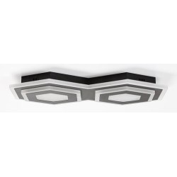 Lubinis šviestuvas Bitsi LED 44W 3000-6000K Šilta balta + Šalta balta (Juoda)