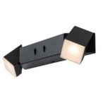 Sieninis šviestuvas Kessy LED 8W 3000K Šilta balta (Juoda)