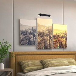 Sieninis šviestuvas Kessy LED 8W 3000K Šilta balta (Juoda)