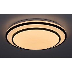 Lubinis šviestuvas Lupita LED 40W 3000-6500K CCT keičiama balta spalva (Juoda)