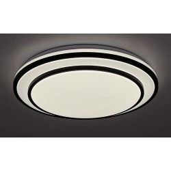 Lubinis šviestuvas Lupita LED 40W 3000-6500K CCT keičiama balta spalva (Juoda)